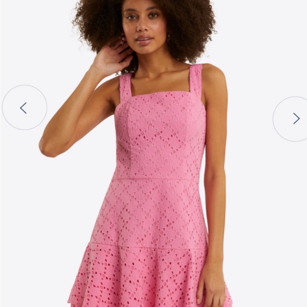 Draper James Pink Eyelet Dress